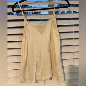 Anthropologie Ivory Lace Camisole